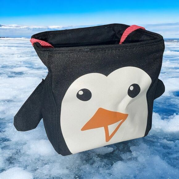 Thirty One Littles Carry All Caddy Penguin Basket Pal Tote Handle Baby Decor 31 - Picture 1 of 12